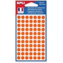 462 Pastilles Adhésives 8mm Rose - Pour Marquage Documents Et Loisirs Créatifs