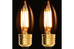 2-Pack E27 Vintage LED-Lampor, Edison-Lampor