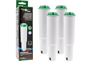 4x FilterLogic CFL-801B - cartuccia filtrante compatibile con JURA Claris WHITE n. 60209/68739 / 62911 per macchine da caffè professionali - filtro acqua Claris bianco