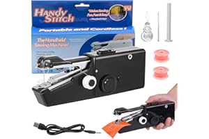 Yeqqzq Handheld Sewing Machine, Mini Portable Sewing Machine for Adult, Perfect for Adults, Beginners, and Quick Home Repairs