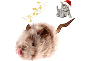 GiGwi Chirpy Cat Mouse Interactive Chirping Melody Chaser - Funny Kitten Toy With Animal Sound for Boredom