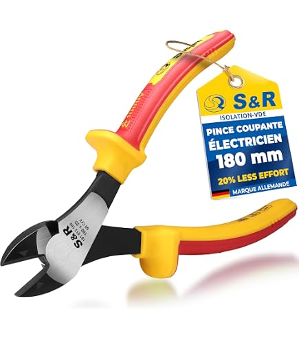 NWS AR043-49VDE-160 Pinces Coupe-Câbles 1000V - Outil Électrique Sécurité