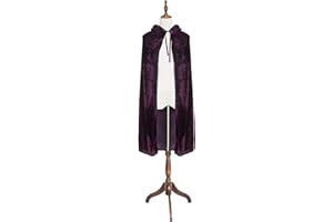 MAYPLOUS Kids Halloween Costumes Boys Girls Cosplay Long Cape Cloak Child Fancy Dress for Christmas (Purple, 100cm / 39")