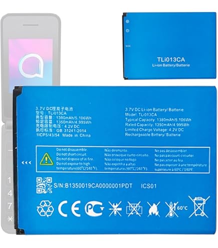 HIGHAKKU Batería De Repuesto TLi009AA Compatible Con ALCATEL OT - Foto 6
