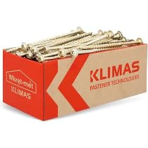 Tornillos Torx Para Madera - Cabeza Placa 6.0x50mm, 100 Unidades, Autorroscantes, Revestimiento Zinc