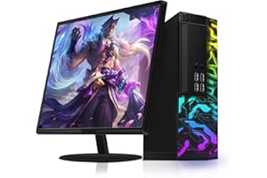 Dell Gaming PC Bundle, 24" Monitor, Intel Core i7 up to 3.8GHz, 16GB RAM, 512GB SSD, 300M WiFi, Refurbished Gaming Desktop Computer, Windows 10 (Renewed)