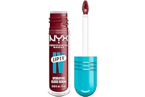 NYX Professional Makeup Brillo de Labios Hidratante, Color y Brillo Efecto Húmedo, Hasta 12H de Hidratación, Con Vitamina B12 y Magnesio, Lip IV Hydrating Gloss Stain, Tono: Blush Rush