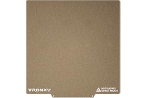 TRONXY PEI Platform Sheet, Spring Steel Plate, Heating Platform Magnet Sticker, 13.0 x 13.0 inches (330 x 330 mm), 3D Printer, Hot Bed, X5SA/X5SA PRO