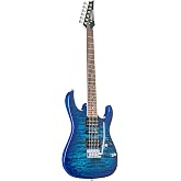Ibanez GRX70QA TBB - جيتار كهربائي شفاف باللون الأزرق