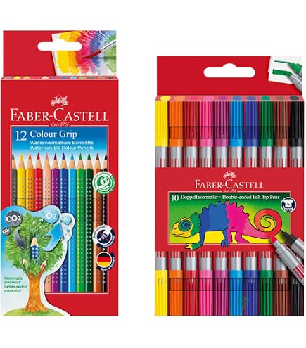 Alpino Pinselmarker – 10 Stück, Superwaschbar, Mit 3,8 Mm Pinselspitze Für Kinder & Kreative