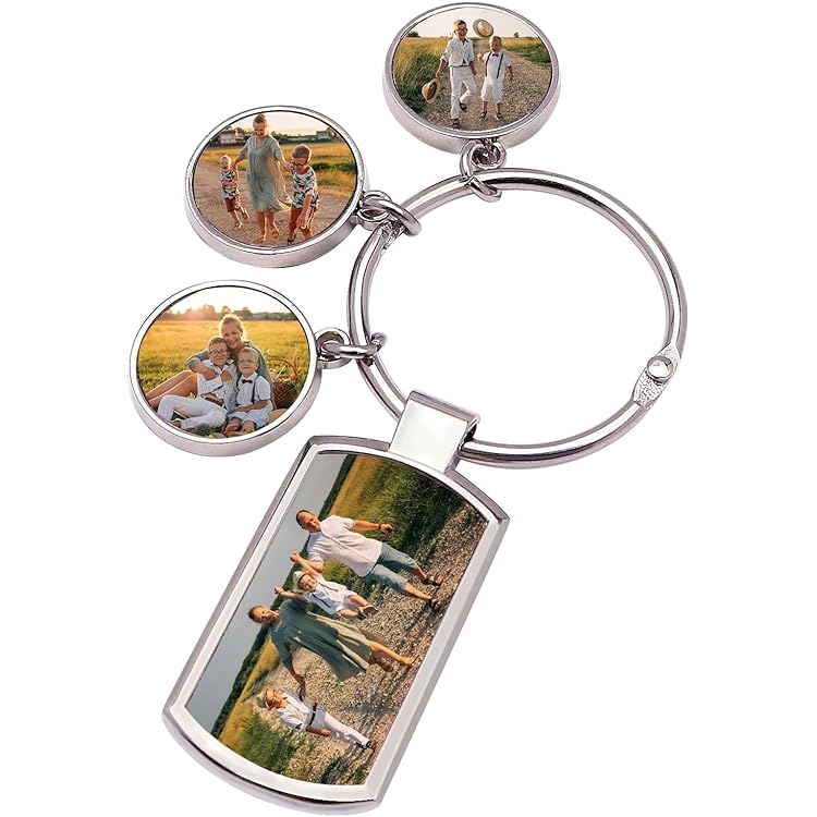 Cadeau Anniversaire Femme Porte Clé Personnalisable Photo Et Texte - France Cadeau Personnalisé