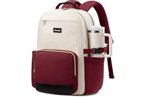 LOVEVOOK Laptop Backpack for Women with Pouch Pocket for Large Capacity Cup,15.6 Inch Backpack Womens Travel Backpack, Waterproof Laptop Computer Bag for Work Business Backpack College Teacher