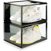 Crep Protect Ayakkabı Saklama Kutusu - Ultimate Sneaker Crates 2.0, Ayakkabı D&uuml;zenleyici, İstiflenebilir Ayakkabı Kasaları (P