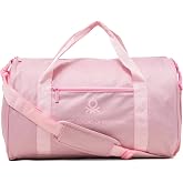 United Colors of Benetton Unisex Omuz Askılı Seyahat El Valizi Spor &Ccedil;antası (Pembe) 21070