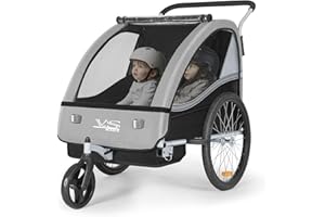 Tiggo VS 50202 - Passeggino e rimorchio per bicicletta 2 in 1