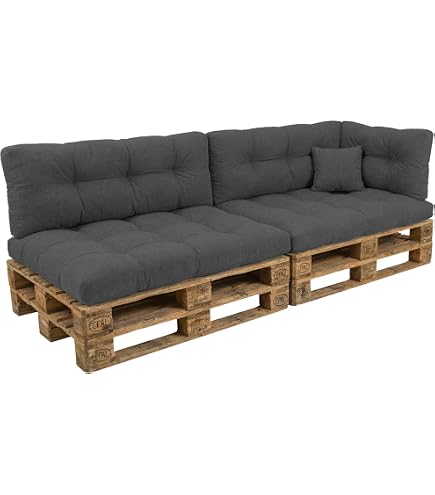 Coussin pour mobilier de jardin vidaXL Coussin de Palette, Galettes de Chaise, Coussins de Siège Coussin pour mobilier de jardin vidaXL Coussin de Palette, Galettes de Chaise, Coussins de Siège