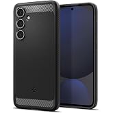 Spigen Galaxy S24 FE ile Uyumlu Kılıf Rugged Armor &Uuml;st D&uuml;zey Koruma Siyah Karbon Kapak - ACS08578 (Spigen TR Garantili)