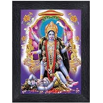 pnf Maa Kali MATA Ji Religious Wood Photo Frames with Acrylic ...