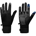 Jsdoin Running Gloves, Warm Winter Gloves Anti-Slip TouchScreen Cycling Gloves for Men Women, Outdoor Windproof Water-Resistant Thermal Gloves for Biking Sports Walking Skiing Driving Riding