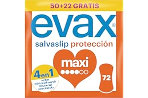 Evax Salvaslip Maxi Protegeslips 72 unidades