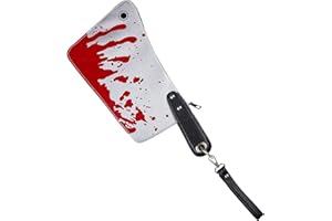 WIDMANN Bloody Cleaver Purse Bag Halloween Fancy Dress Costume Accessory