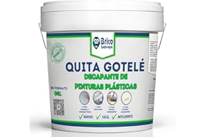 BRICOSALVAJE Quita Gotelé al Agua para Pinturas Plásticas | Decapante de Pinturas | Gel Azulado | Fácil Aplicación (750 ML)
