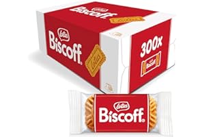Lotus Biscoff | Galleta Original Caramelizada | Vegano | Sin Colorantes ni Aromas Artificiales | Caja de 300 | 1,88 Kg