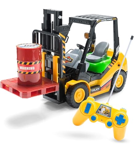 s-idee® 1577 RC Carretilla elevadora 8 canales 1:10 con 2,4 GHz Huina 1577
