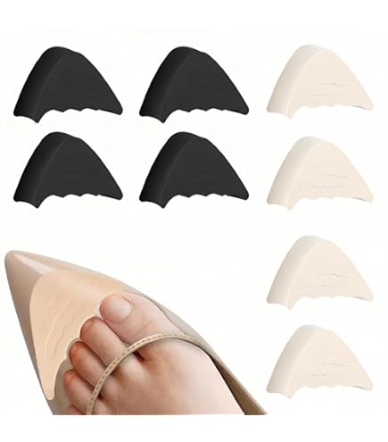Coussins Talon Chaussure – 8 Paires En Coton Pour Plus De Confort & Ajustement