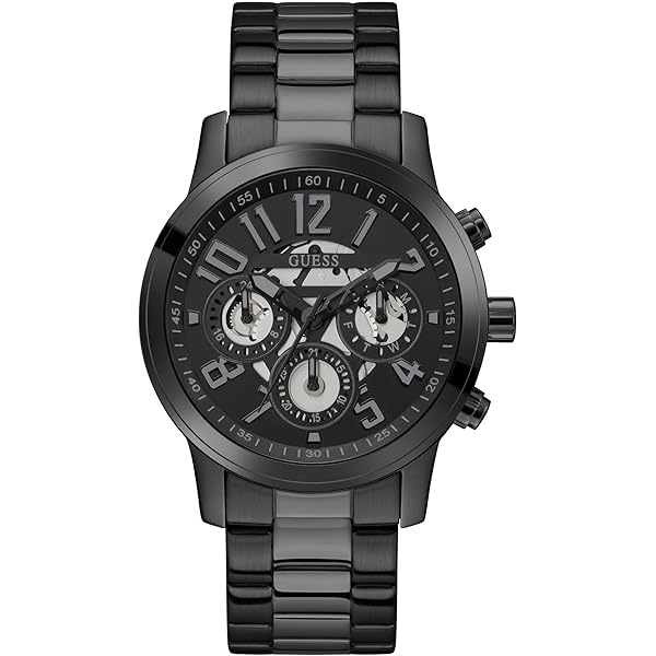 Guess Men's Atlas U0668G5 Black Stainless-Steel Quartz Fashion