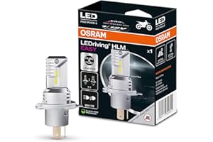 OSRAM LEDriving HLM EASY ≜ H4/H19, LED reflektor motocyklowy, Cool White 6500K, LED Retrofit światła drogowe i mijania, tylko do użytku w terenie - bez ECE, 1 lampa