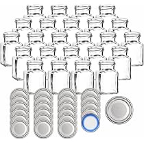 Gouveo Lot De 24 Bocaux De Conservation Salsa Avec Couvercle