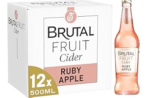 Brutal Fruit Cider, Ruby Apple, 12x500 ml bottles