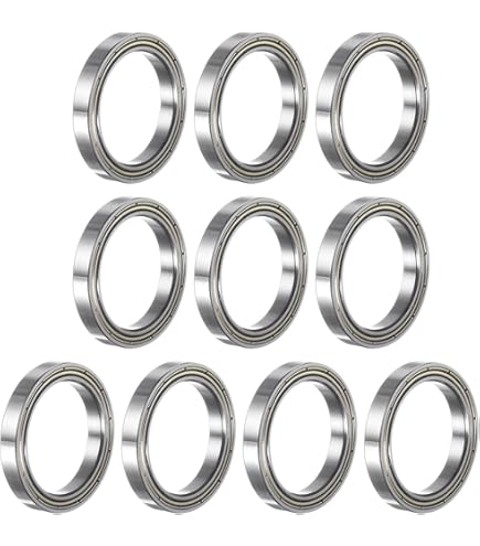 4 Stück 6806-2RS Kugellager 30x42x7mm - Chromstahl Doppelt Abgedichtet