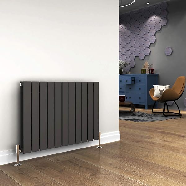 ELEGANT 600 x 836 mm Column Horizontal Designer Radiators Anthracite Double  Flat Panel Horizontal Radiator, Modern Central Heating Perfect for  Bathrooms, Kitchen, Hallway, Living Room : Amazon.co.uk: DIY u0026 Tools