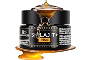 ‎5 ELEMENTUM Original Shilajit mit Manuka Honig 25g – 82% Fulvinsäure Mumijo Shilajit Hochdosiert I Natürlicher Geschmack I 60 Tage Sonnen-Trocknung I Traditionelle Handernte inkl. 500mg Dosierlöffel