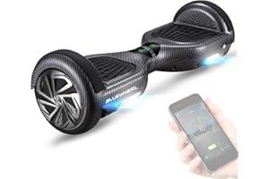 Bluewheel 6,5" Premium Hoverboard HX310s – Elektroboard mit LED, Bluetooth Lautsprecher, starker Dual Motor, HX Hoverboard App-kompatibel, ideal für Kinder & Erwachsene, deutsche Qualitätsmarke