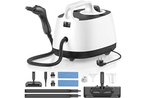 SOKTNEU Dampfreiniger, Mehrzweck-Dampfreiniger für alles mit 16 Zubehörteilen, Handdampfreinige Boden, Beseitigt Fett Küche Auto Fenster Sofa Polstermöbel