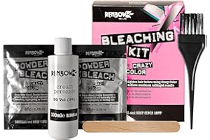 CRAZY COLOR Crazy hair Color bleaching kit hair dye semi-permanent colour by Renbow