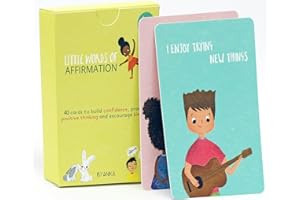 Positive Affirmation Cards For Kids Children Toddlers Daily Happiness Confidence Self Esteem Encouragement Positivity Kindness Gratitude Mindfulness PSHE Classroom Activity BYANIKA (Cards)