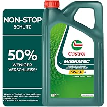 Castrol Magnatec 5W-30 C2 Motoröl – 5x1 Liter, Für Otto- & Dieselmotoren Mit DPF, PSA B71 2290