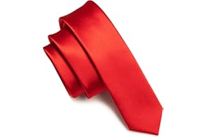 JEMYGINS Corbata Estrecha Para Hombre Unicolor 5cm