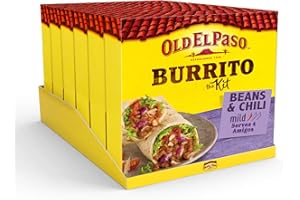 Old El Paso Beans and Chilli Burrito Kit 620 g (Pack of 6)