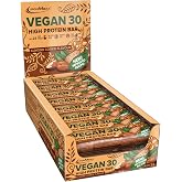 IronMaxx Vegan 30 Protein Bar - Barrita Proteica Vegana - Sabor: Galleta de Almendra - 24 x 35g (paquete de 24 barritas)