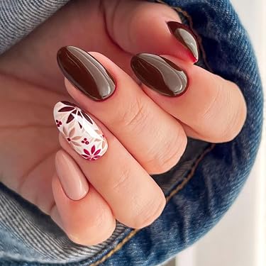JMEOWIO Nagelfolien Mit Blumen-Design – Selbstklebend, UV-härtend & Einfach Anzuwenden