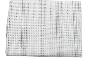 BEUFEE Tappeto vuoto con aggancio rete, fogli di tela a rete Tappeto vuoto con aggancio rete con gancio in tela per realizzare arazzi per tappeti per ricamo croce decorazione artigianale (100 * 150cm)