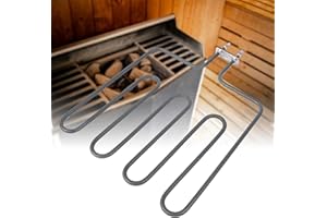 Greensen Elemento Riscaldante Elettrico per Sauna, 1500W/2000W/3000W, Riscaldatore Diritto con Accessori