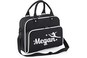beyondsome Personalised Girls Gymnastics Split Jump Shoulder Bag
