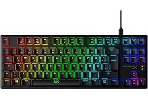 ‎HYPERX HyperX , USB-A, Alloy Origins Core – RGB Mechanische Gaming Tastatur, Tenkeyless, HyperX Red switches (DE layout)