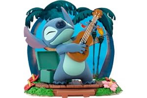 ABYSTYLE Studio - Disney Stitch Gitarrfigur - officiell produkt - premiumstaty - högkvalitativt utförande - samlarobjekt